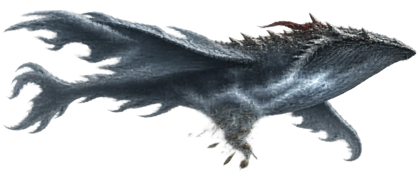 Leviathan badai sebesar awan melayang rendah, pusaran di perutnya menyedot kayu atap